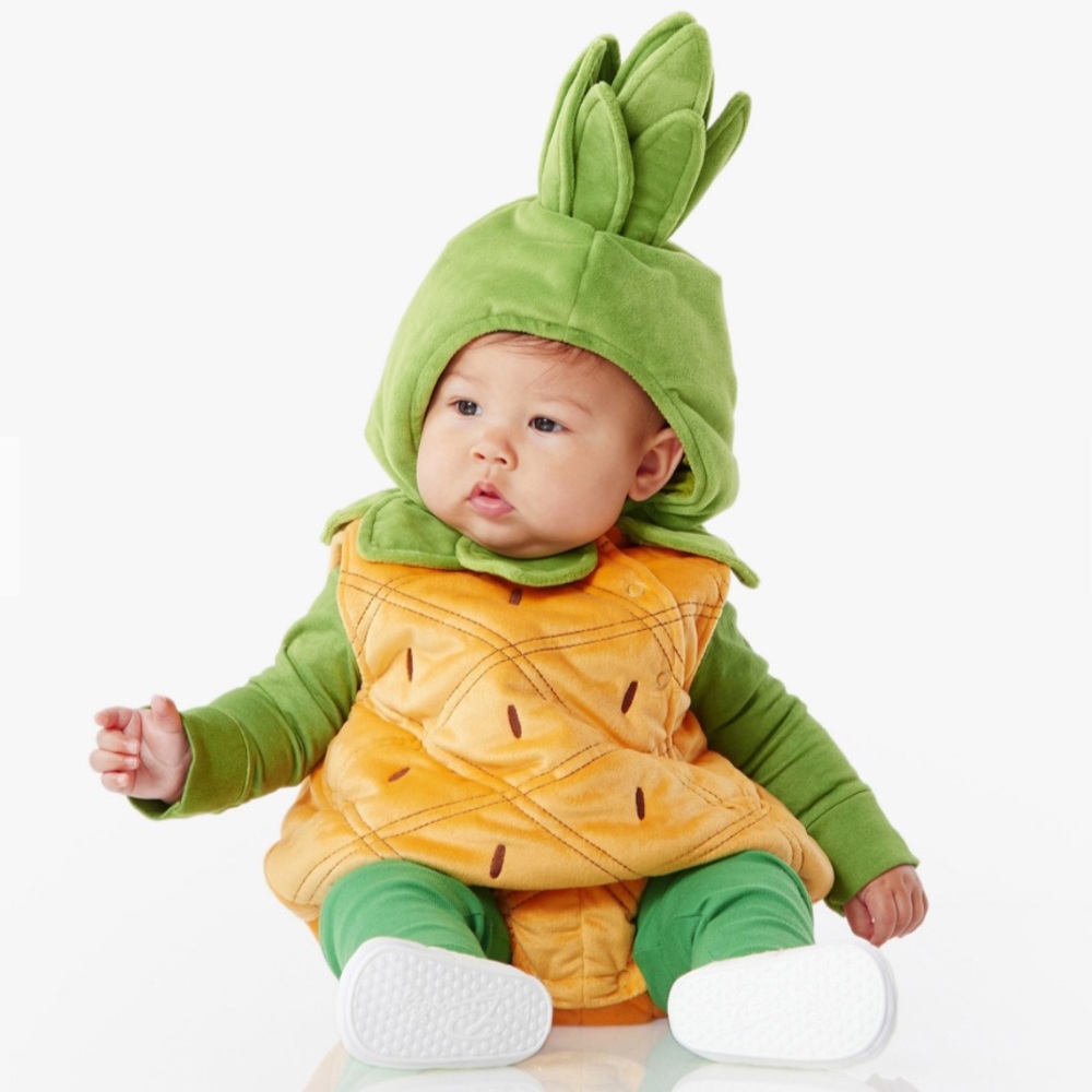 Pottery Barn Kids Baby Pineapple Halloween Costume